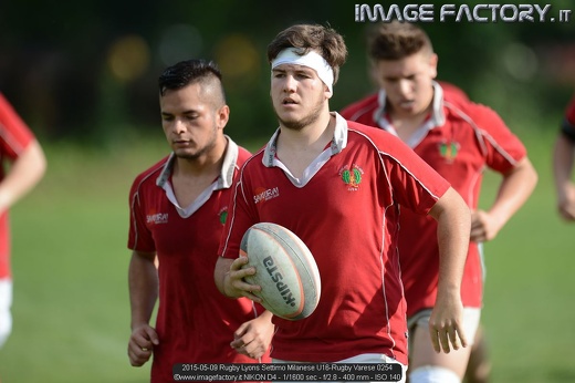 2015-05-09 Rugby Lyons Settimo Milanese U16-Rugby Varese 0254